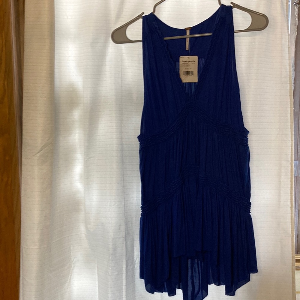 Royal blue free people dress